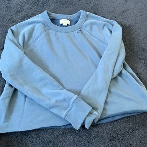 Blue aerie cropped crewneck, doesn’t fit anymore